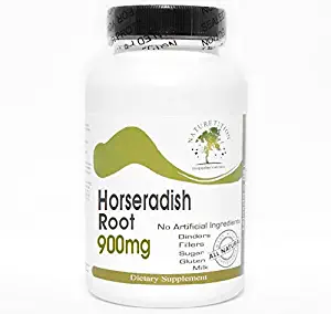 Horseradish Root 900mg ~ 180 Capsules - No Additives ~ Naturetition Supplements