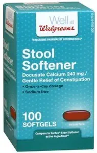 Walgreens Stool Softener Softgels, 100 ea