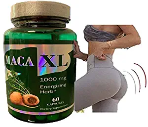 Maca Capsules Original Pill Shape Buttocks Bigger Butt Booty Shaper SUPER MACAXL Get a Bigger Booty