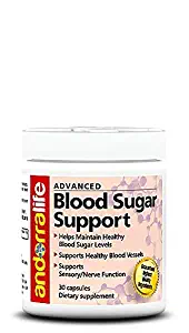 Blood Sugar Support Advanced - Diabetes Defense 13 Herbs & Multivitamin for Blood Sugar Control with Alpha Lipoic Acid & Cinnamon - 30 Capsules -Wayal Andorralife