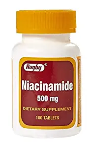 RUGBY NIACINAMIDE 500MG TAB NIACINAMIDE-500 MG White 100 Tablets UPC 005364069014