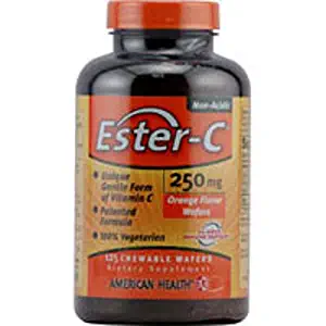 American Health Ester-C 250 mg 125 chewable tablets 125 tablet (a)