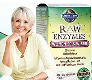 Raw Enzymes for Women 50 & Wiser 2 Pack