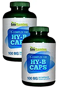 HY-B Complex 100 Mg by TNVitamins 120 Capsules - (2x60)