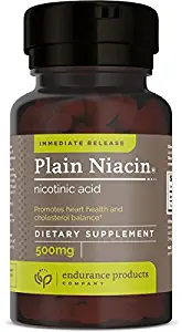 EP Plain Niacin 500mg Immediate Release Niacin 600 Tabs