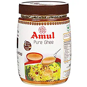 AMUL BROWN GHEE (COW GHEE) 500 ML OR 16.90 OZ (PACK OF 2)