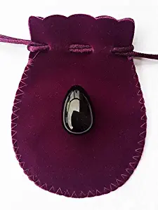 Yoni Egg, Undrilled, Very Easy to Clean, Made of Obsidian Gemstone (Kegel Jade Egg), Small Size, for Experienced Advanced and Intermediate Users