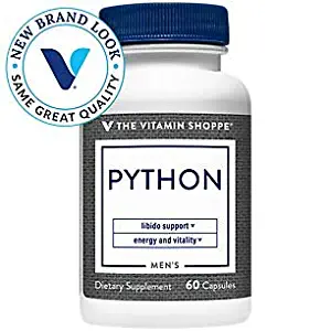 Python for Men Libido, Energy Vitality Support (60 Capsules) by The Vitamin Shoppe