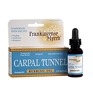 Frankincense and Myrrh Carpal Tunnel Rubbing Oil, 0.5 Fluid Ounce