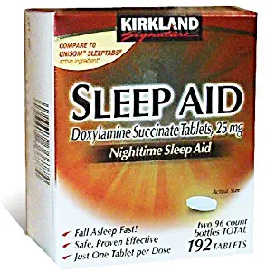 Kirkland Signature Sleep Aid Doxylamine Succinate 25 Mg