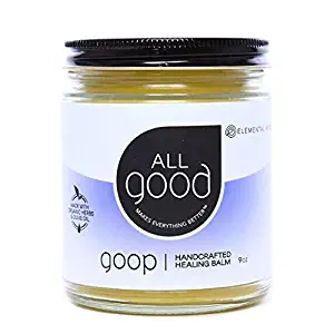 All Good Goop Organic Healing Balm & Ointment | For Dry Skin/Lips, Cuts, Scars, Blisters, Diaper Rash, Insect Bites, Sunburn, More (9 oz)