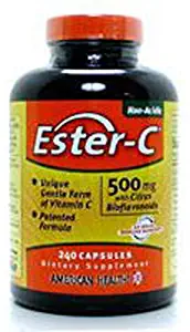 Ester-C 500 mg with Citrus Bio, 240 cap (Pack of 2)
