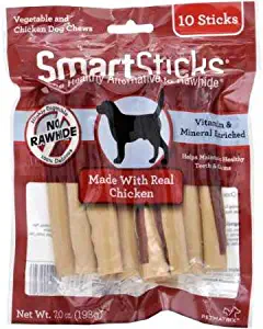 SmartBones SmartSticks Rawhide Free Chews For Dogs, Made with Real Chicken