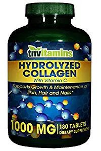 Hydrolyzed Collagen 1000 Mg. by TNVitamins 180 Tablets