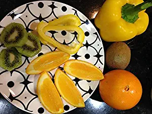 Home Comforts Peel-n-Stick Poster of Vitamin C Plate Fruits Vegetables Vivid Imagery Poster 24 x 16 Adhesive Sticker Poster Print