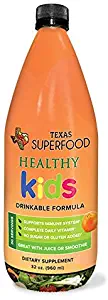 Texas SuperFood - Healthy Kids Drinkable Formula, Children's Liquid Multivitamin, Immune System Support, Complete Daily Vitamins and Minerals , 32 oz, 30 Servings