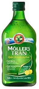 Moller’s Tran Norwegian Omega-3 Lemon Flavour Fish Oil Dietary Supplement 16.9oz fl