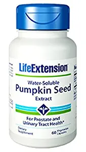 Water-Soluble Pumpkin Seed Extract 60 Vegetarian Capsules-Pack-3