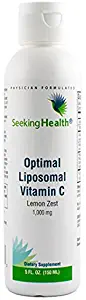 Optimal Liposomal Vitamin C - Lemon Zest | Non-Soy Non-GMO | 1,000 mg Liposomal Vitamin C per Serving |5 oz | 30 Servings