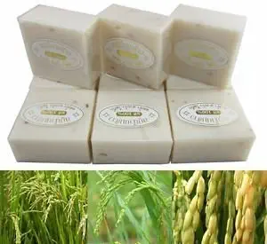 12 Bars - Pure Milky Jasmine Rice Milk & Pearl Soap 65g per Bar