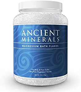 Ancient Minerals Magnesium Bath Flakes of Pure Genuine Zechstein Chloride - Resealable Magnesium Supplement Bag That Will Outperform Leading Epsom Salts (4.4 lb)