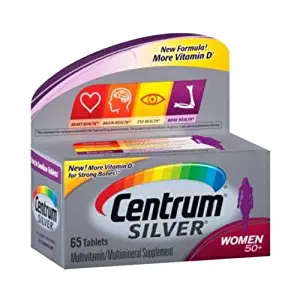 Centrum Silver Women Multivitamin Multimineral Supplement Tablets, 65 per Unit - 12 per case.