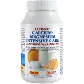 Andrew Lessman Ultimate Calcium-Magnesium Intensive Care with Vitamins D3 & K2 MK-7 100, 60 Capsules