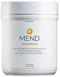MEND Orthopedic Nutrition - Joint and Bone Supplement - Support Injury and Surgery Recovery - Natural, Gluten Free, and Non-GMO - Citrus Flavored HMB and Protein Powder - 30 Servings