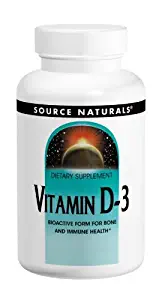 Source Naturals Vitamin D-3 1000 iu Supports Bone & Immune Health - 360 Capsules