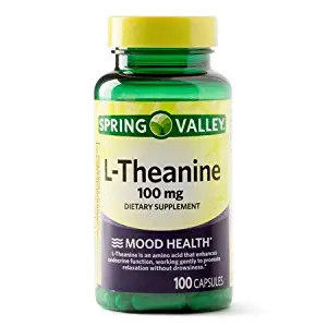 Spring Valley L-Theanine 100 mg Mood Health, 100 Capsules