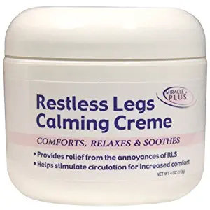 Restless Legs Calming Creme to Help Combat Fatigue, Irritability, Itching, Crawling, Shaking. (4oz)