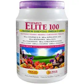 Andrew Lessman Multivitamin - Women's Elite-100 with Maximum Essential Omega-3 1000 mg, 120 Packets