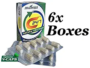 6 boxes of C24/7 NATURA-CEUTICALS By:Nature's Way USA