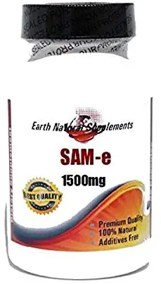 SAM-e 1500mg * 180 Capsules 100% Natural - by EarhNaturalSupplements