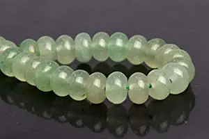 6x4mm Natural Parsley Bunch Aventurine Grade Rondelle Loose Beads 7.5'' Crafting Key Chain Bracelet Necklace Jewelry Accessories Pendants