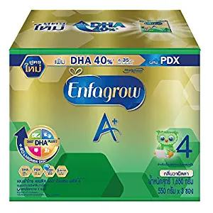 Enfamil Enfagrow Milk Powder A+ 360 Mind Plus 4 Vanilla Flavor -58.2 Oz/1.65kg,Appropriate for over 3 years and All the family,Give your baby the nutrients fully every day