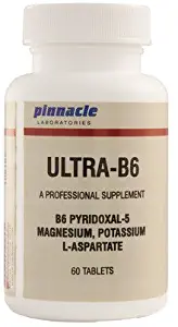 Ultra B-6 B6 Pyridoxal-5, Magnesium, Potassium, L-Aspartate (60 Tablets)