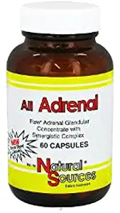 Natural Sources All Adrenal Capsules, 60 Count