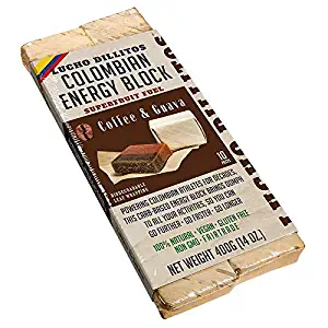 Natural Colombian Carb Energy Chews - An Energy Gel And Bar In One - For Runners, Cyclists and Outdoor Sports Lovers - Vegan and Gluten Free Bars and Gels - 400g Packs - 3 Delicious Flavors - Coffee