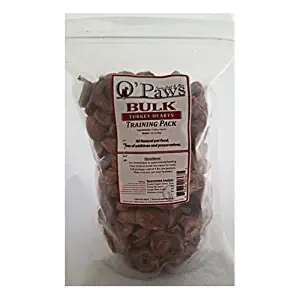 Turkey Hearts - 1 lb. bulk package by O'Paws