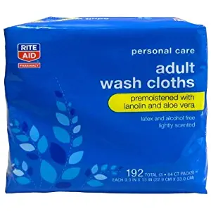 Rite Aid Adult Wash Cloths 192ct
