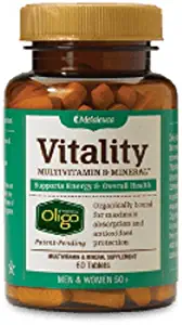 Melaleuca Multivitamin & Mineral Longevity Supplement for Men & Women 50+, Powered by Oligo (60 Tablets) — Supports Energy & Overall Health / Organically Bound for Maximum Absorption and Antioxidant Protection