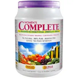 Andrew Lessman Multivitamin - Women's Complete with Maximum Essential Omega-3 500 mg, 120 Packets
