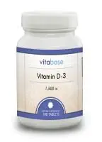 Vitamin D-3 (1500 IU) 100 Tablets per Bottle (5 Pack)