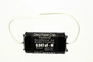 Vitamin Q "Black Candy" Paper In Oil Capacitor .047 uf
