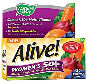 Natures Way Alive! Women?S 50+ Multi-Vitamin And Minerals 30 Tablets