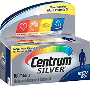 Centrum Silver Men (100 Count) Multivitamin/Multimineral (Pack of 8)