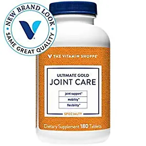 Ultimate Gold Joint Care with BioPerine Joint Support, Mobility Flexibility (180 Tablets) by The Vitamin Shoppe