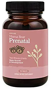 Sprigs Mama Bear Prenatal Vitamins-Organic 120 Tables