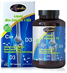 Auswelllife Liquid Calcium Plus Vitamin D3 100% Natural Calcium Liquid.